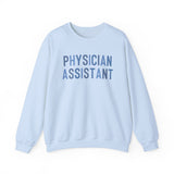 Blue Physician Assistant Script Crewneck Sweatshirt