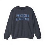 Blue Physician Assistant Script Crewneck Sweatshirt
