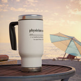 PA Stainless Steel Travel Mug with Handle, 14oz
