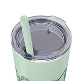 White 20oz PA Skinny Tumbler with Straw