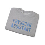 Blue Physician Assistant Script Crewneck Sweatshirt