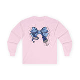 Sonography Blue Bow Long Sleeve Tee