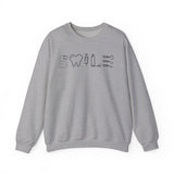 Smile Unisex Heavy Blend™ Crewneck Sweatshirt - Positive Vibes for Every Occasion