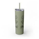 White 20oz PA Skinny Tumbler with Straw