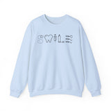 Smile Unisex Heavy Blend™ Crewneck Sweatshirt - Positive Vibes for Every Occasion