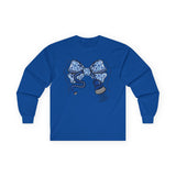 Sonography Blue Bow Long Sleeve Tee