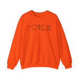 Smile Unisex Heavy Blend™ Crewneck Sweatshirt - Positive Vibes for Every Occasion