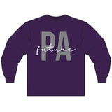 ' Future PA' Unisex Long Sleeve T-Shirt -Graphic Tee