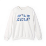 Blue Physician Assistant Script Crewneck Sweatshirt