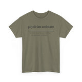 Physician Assistant Unisex Heavy Cotton Tee - Certified to Save Lives, Be a Badass