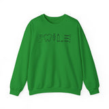 Smile Unisex Heavy Blend™ Crewneck Sweatshirt - Positive Vibes for Every Occasion