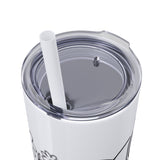 White 20oz PA Skinny Tumbler with Straw