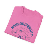 Neurodiversity Unisex Softstyle T-Shirt - Celebrate Unique Minds