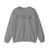 Smile Unisex Heavy Blend™ Crewneck Sweatshirt - Positive Vibes for Every Occasion