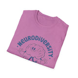Neurodiversity Unisex Softstyle T-Shirt - Celebrate Unique Minds