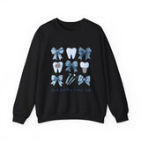 Dental Awareness Crewneck Sweatshirt - "It's A Good Day To Save Teeth"