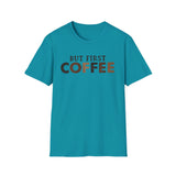 But First Coffee Softstyle T-Shirt - Perfect for Coffee Lovers