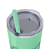 White 20oz PA Skinny Tumbler with Straw