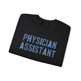 Blue Physician Assistant Script Crewneck Sweatshirt