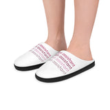 White Comfortable Indoor Slippers - 'PA' Design for Cozy Relaxation (men sizes)