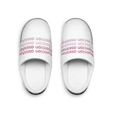 White Comfortable Indoor Slippers - 'PA' Design for Cozy Relaxation (men sizes)