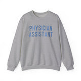 Blue Physician Assistant Script Crewneck Sweatshirt