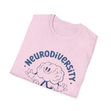 Neurodiversity Unisex Softstyle T-Shirt - Celebrate Unique Minds