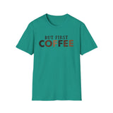 But First Coffee Softstyle T-Shirt - Perfect for Coffee Lovers