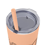 White 20oz PA Skinny Tumbler with Straw