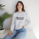 Physician Assistant Script Embroidered Sweatshirt