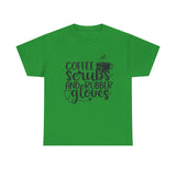 Coffee Scrubs and Rubber Gloves Unisex Heavy Cotton Tee