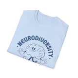 Neurodiversity Unisex Softstyle T-Shirt - Celebrate Unique Minds