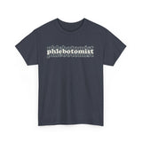 Phlebotomist Unisex Heavy Cotton Tee - Perfect Gift for Medical Professionals