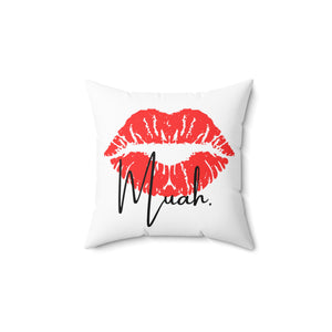 Muah Polyester Square Pillow