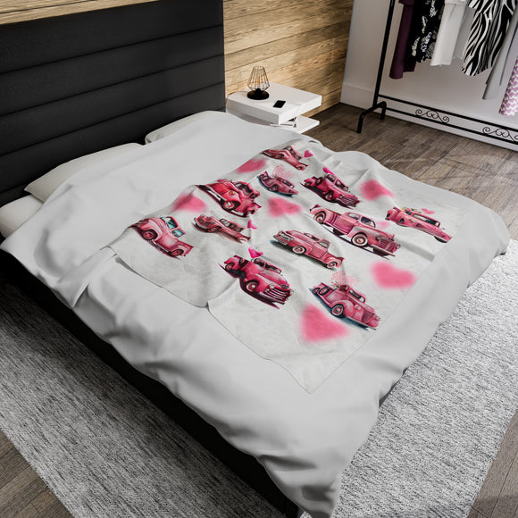 Truck Love Plush Blanket