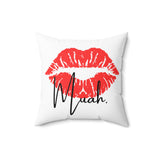 Muah Polyester Square Pillow