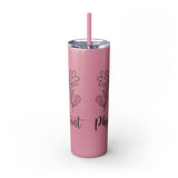 White 20oz PA Skinny Tumbler with Straw
