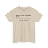Physician Assistant Unisex Heavy Cotton Tee - Certified to Save Lives, Be a Badass