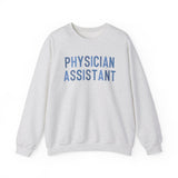 Blue Physician Assistant Script Crewneck Sweatshirt
