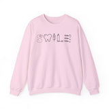 Smile Unisex Heavy Blend™ Crewneck Sweatshirt - Positive Vibes for Every Occasion