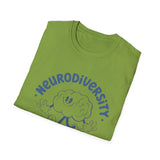 Neurodiversity Unisex Softstyle T-Shirt - Celebrate Unique Minds