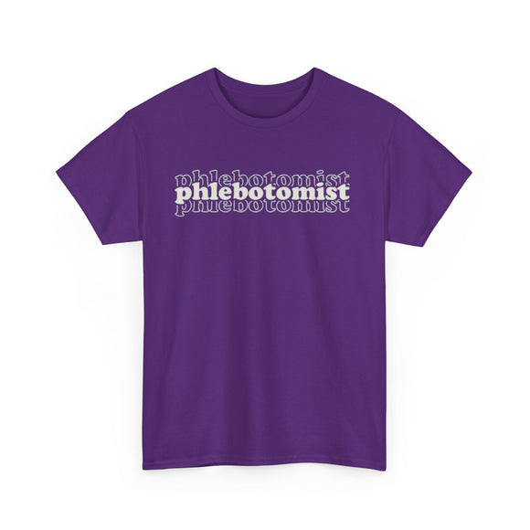 Phlebotomist Unisex Heavy Cotton Tee - Perfect Gift for Medical Professionals