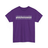 Phlebotomist Unisex Heavy Cotton Tee - Perfect Gift for Medical Professionals