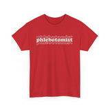 Phlebotomist Unisex Heavy Cotton Tee - Perfect Gift for Medical Professionals