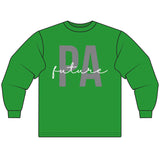 ' Future PA' Unisex Long Sleeve T-Shirt -Graphic Tee