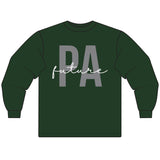 ' Future PA' Unisex Long Sleeve T-Shirt -Graphic Tee