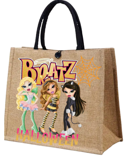 Bratz Burlap Tote Bag