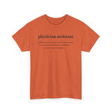 Physician Assistant Unisex Heavy Cotton Tee - Certified to Save Lives, Be a Badass