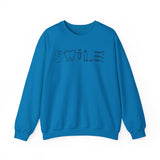 Smile Unisex Heavy Blend™ Crewneck Sweatshirt - Positive Vibes for Every Occasion