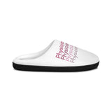 White Comfortable Indoor Slippers - 'PA' Design for Cozy Relaxation (men sizes)